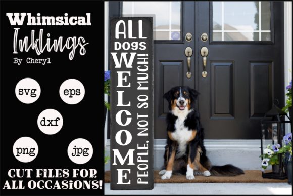 All Dogs Welcome Vertical: A Fresh Graphics and Illustrations Pick