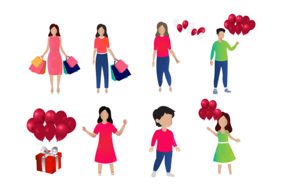 Celebration Sublimation Clip Art for Graphics & Illustrations