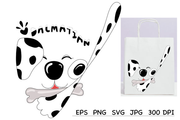 Daimelian Dog Clip Art Illustration Graphics