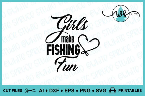 Girls Make Fishing Fun: Graphics and Logos for Modern Bloggers