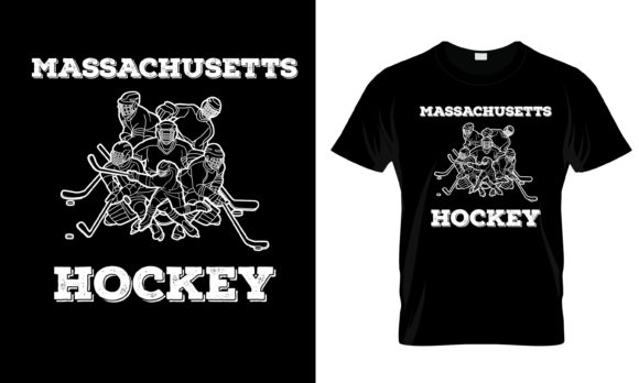 Massachusetts Hockey T-Shirt Graphics and Print Templates Review