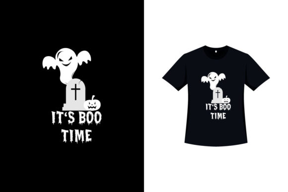 Scary White Silhouette T-shirt Design Graphics and Print Templates