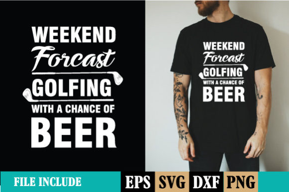 Weekend Forecast Golfing with a Chance: Graphics & Print Templates Review