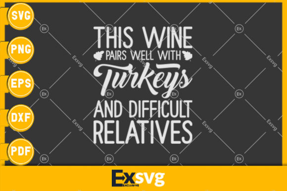Wine Turkeys and Difficult Relatives: Graphics for Print Templates